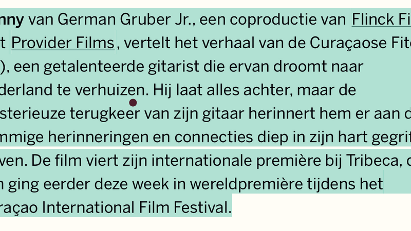 Sunny naar Tribeca